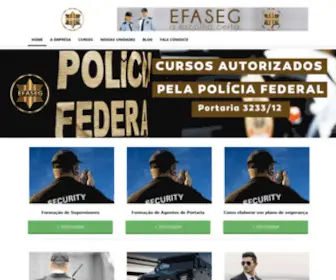 Efasegcursos.com.br(EFASEG, a escolha certa) Screenshot