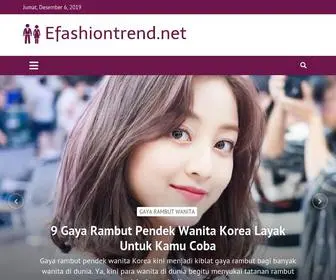 Efashiontrend.net(Wawasan Fashion Indonesia) Screenshot