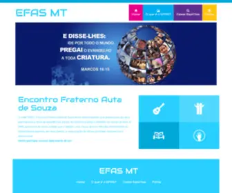 Efasmt.com.br(Encontro Fraterno Auta de Souza) Screenshot