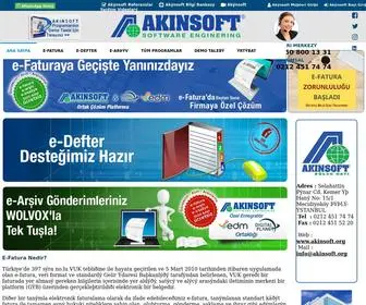 Efaturaakinsoft.com(E-fatura, E-ArÅiv, E-Defter) Screenshot