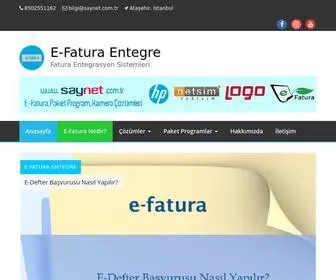 Efaturaentegre.com(E Fatura Entegre) Screenshot