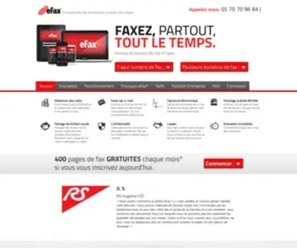 Efax.fr(Accueil) Screenshot