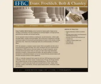 Efbclaw.com(Law Offices of Evans) Screenshot