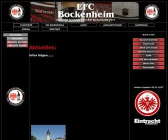 EFC-Bockenheim.de(Homepage EFC Bockenheim) Screenshot