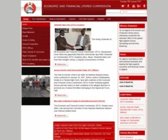 Efccnigeria.org(Economic and Financial Crimes Commission) Screenshot