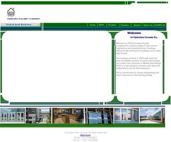 Efco.ae(EFCO United Arab Emirates) Screenshot