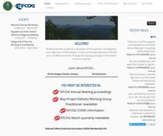 Efcog.org(Energy Facility Contractors Group) Screenshot
