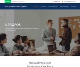 Efctiziouzou.com(Ecole De Formations Et Conseils) Screenshot