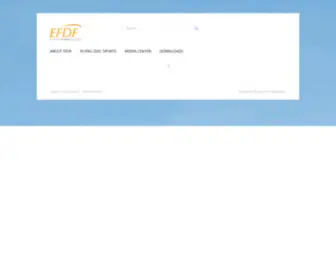 EFDF.org(European Flying Disc Federation) Screenshot