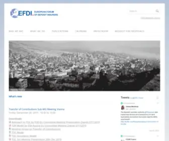 Efdi.eu(The European Forum of Deposit Insurers (EFDI)) Screenshot
