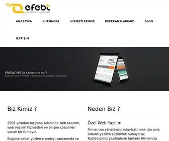 Efebt.com(Adana Web Yazılım & Web Tasarım) Screenshot