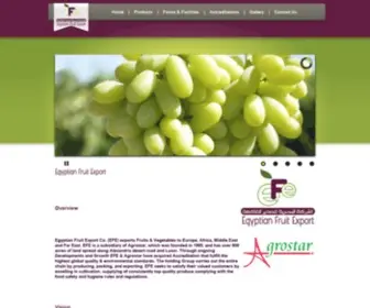 Efe.com.eg(Egyptian Fruit Export Co) Screenshot