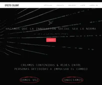Efectocolibri.com(Efectocolibri) Screenshot
