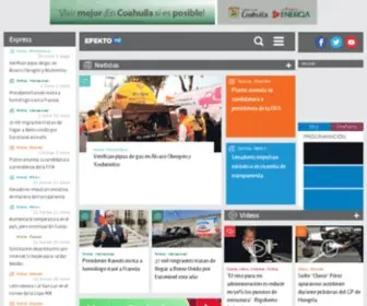 Efektotv.com(Efekto Noticias) Screenshot