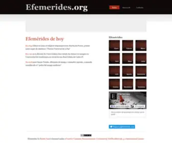 Efemerides.org(Enciclopedia con las mejores recomendaciones) Screenshot