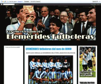 Efemeridesfutboleras.com.ar(Efemérides) Screenshot