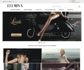 Efemina.pl(Damska sklep internetowy EFEMINA) Screenshot