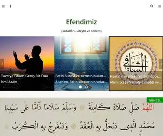 Efendimiz.info((sallallâhu aleyhi ve sellem)) Screenshot