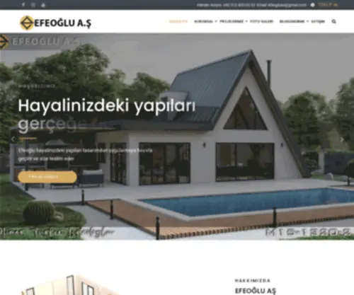 Efeoglucelikvilla.com(Efeoğlu Çelik Villa) Screenshot