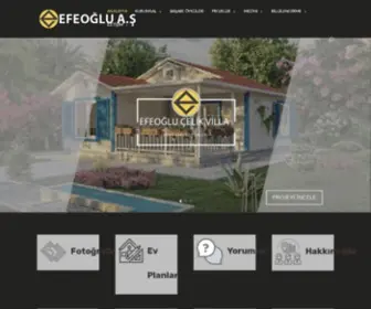 Efeogluprefabrik.com(Efeoğlu Çelik Villa) Screenshot