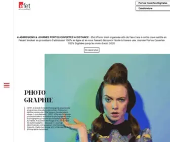 Efet.fr(École de Photographie) Screenshot