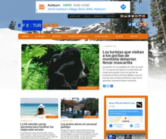 Efetur.es(La web de turismo de la Agencia Efe) Screenshot