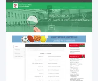 EFF-FVF.eus(Euskadiko Futbol Federakundea) Screenshot