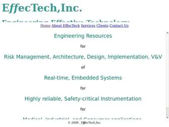 Effectech.com(EffecTech, Inc) Screenshot