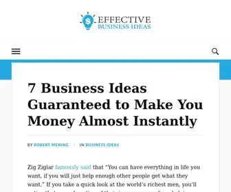 Effectivebusinessideas.com(Effective Business Ideas) Screenshot