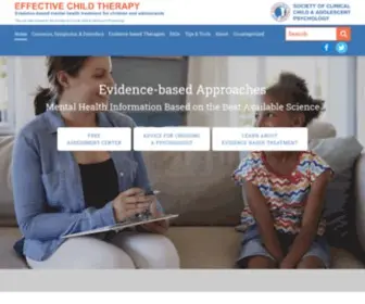 Effectivechildtherapy.org(Effective Child Therapy) Screenshot