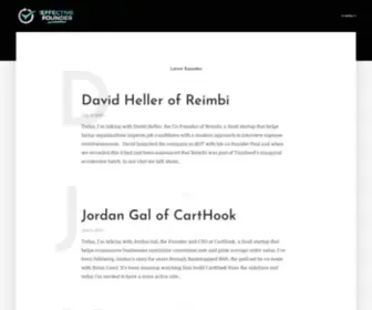 Effectivefounder.com(Helping B2B SaaS Startups Grow) Screenshot