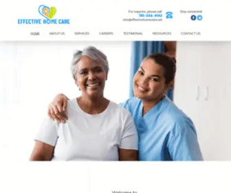 Effectivehomecare.net(Effective Home Care) Screenshot