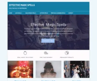 Effectivemagicspells.com(Effective Magic Spells) Screenshot