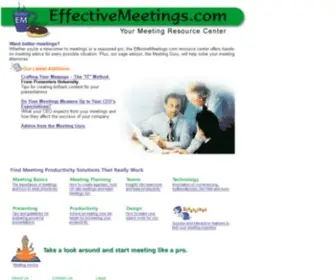 Effectivemeetings.com(Collaboration Software & Displays) Screenshot