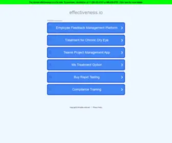 Effectiveness.io(Effectiveness) Screenshot