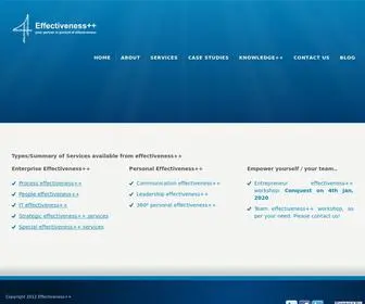 Effectivenessplusplus.com(Effectiveness) Screenshot