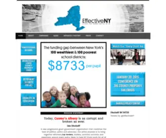 Effectiveny.org(Citizens' Committee for an Effective Constitution) Screenshot