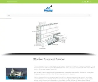 Effectivewaterproofing.com(Effective Waterproofing Solutions) Screenshot