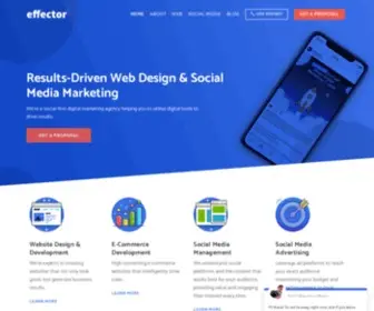 Effector.ie(Web & Social Media Marketing Agency Dublin) Screenshot