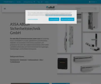 Effeff.com(ASSA ABLOY Sicherheitstechnik GmbH) Screenshot