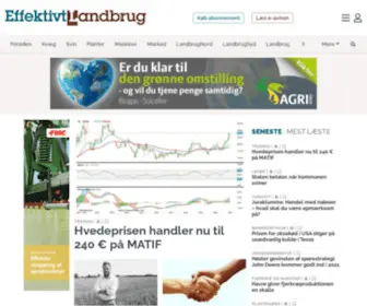 Effektivtlandbrug.dk(Effektivt Landbrug) Screenshot