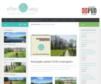 Effenweg.be(Effen Weg vzw) Screenshot