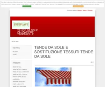 Effeplast.it(Produzione e installazione tende da sole) Screenshot