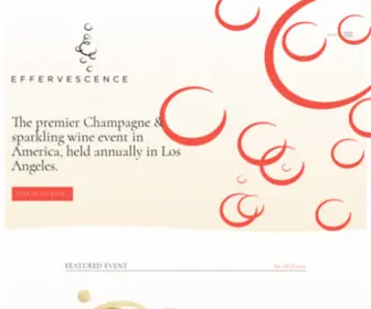 Effervescencela.com(A Champagne & Sparkling Wine Celebration) Screenshot