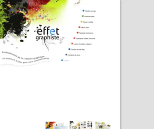 Effetgraphiste.com(Studio Effet Graphiste : Communication graphique) Screenshot