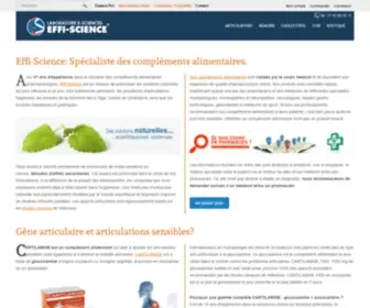 Effi-Science.com(Cholestérol) Screenshot