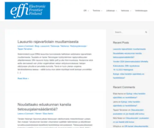 Effi.org(Effi ry) Screenshot