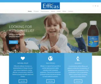 Efficas.com(A New Way to Manage Asthma Symptoms) Screenshot