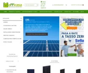 Efficasa.it(Fotovoltaico ed efficientamento energetico) Screenshot