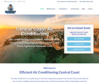 Efficientairconditioning.com.au(Efficient Air Conditioning cc) Screenshot